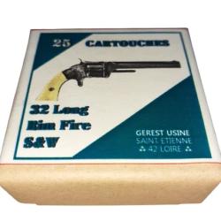 32 Long RF (Rim Fire): Reproduction boite cartouches (vide) GU 14487368