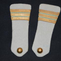 PATTES D'EPAULE CAPITAINE DE TIRAILLEUR ALGERIE-TUNISIEN-2&deg;WW-1939/1945-INDOCHINE-ALGERIE