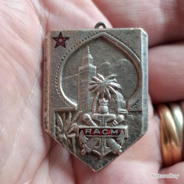 INSIGNE REGIMENT ARTILLERIE COLONIALE MAROC ( PERIODE INDOCHINE )