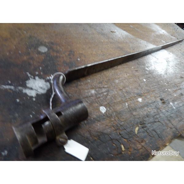 baionnette douille mod 1822 55cm poin�ons Fran�ais Fran�aise compatible 1777 18161822 1842 1847 1852
