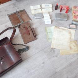 1941 Sacoche, trousse de secours, d'infirmier suisse avec accessoires