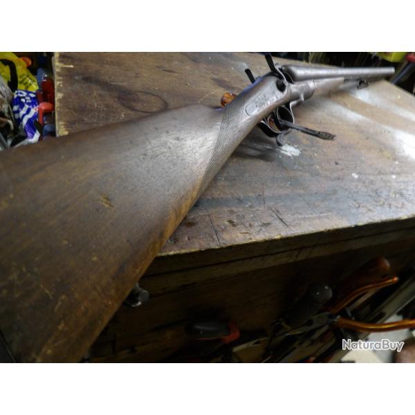 fusil chasse ST Etienne grav� cal16 16/65 sale  mais beau canon int� / exterieur acier Lebel