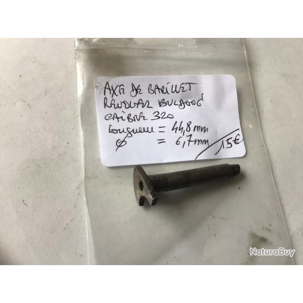 VENDU PAR LE-CUIRASSIER AXE DE BARILLET POUR REVOLVER BULLDOG CALIBRE 320