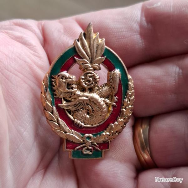 INSIGNE 5 REGIMENT LEGION ETRANGERE INDOCHINE