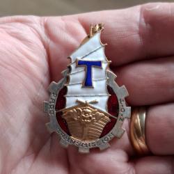 INSIGNE PARC TRANSMISSION ZONE OPERATIONNELLE DU TONKIN ( PERIODE INDOCHINE )