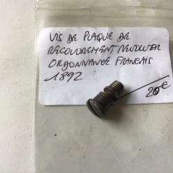VENDU PAR LE-CUIRASSIER VIS DE PLAQUE DE RECOUVREMENT REVOLVER ORDONNANCE 1892