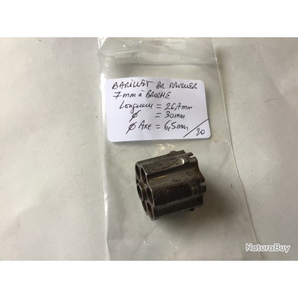 VENDU PAR LE-CUIRASSIER BARILLET POUR REVOLVER � BROCHE CALIBRE 7 MM