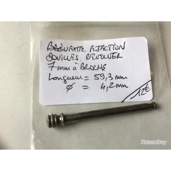 VENDU PAR LE-CUIRASSIER BAGUETTE �JECTION POUR REVOLVER � BROCHE CALIBRE 7 MM