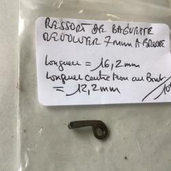 VENDU PAR LE-CUIRASSIER RESSORT DE BAGUETTE D'&Eacute;JECTION POUR REVOLVER &Agrave; BROCHE CALIBRE 7 MM
