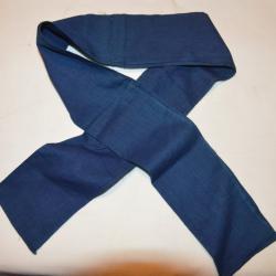 CRAVATE BLEUE DE SOLDAT GUERRE DE 1870-3&deg; REPUBLIQUE ET GRANDE GUERRE 1914/1918-