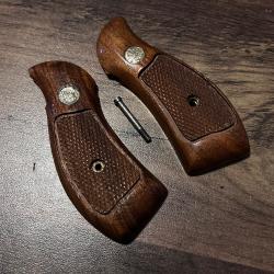 plaquettes originales Smith & Wesson K/L frame neuves, Magna Grips dos rond