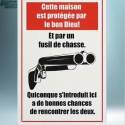 Plaque M&eacute;tallique Alu : ENCHERE 1 EURO