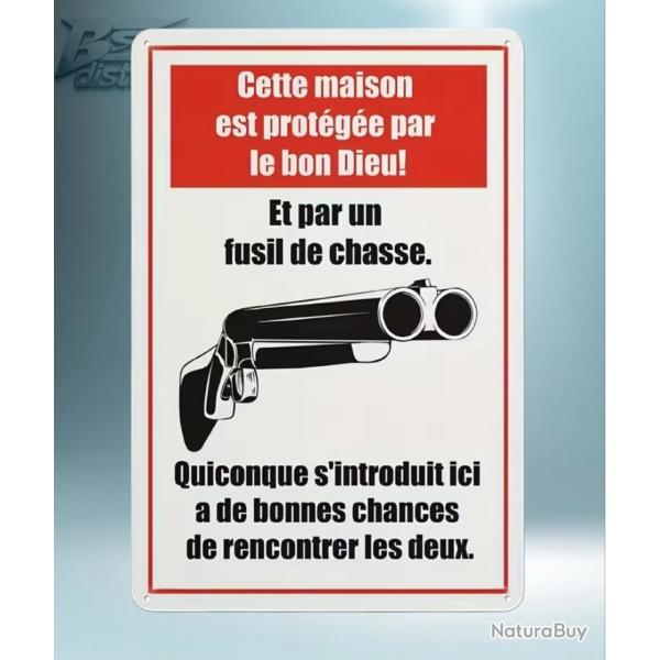 Plaque M�tallique Alu : ENCHERE 1 EURO