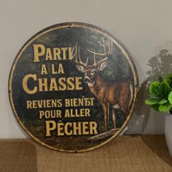 Plaque M&eacute;tallique exterieur : ENCHERE 1 EURO