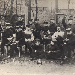 CPA -  photo D'un groupe de soldats allemands- N&deg;-7231