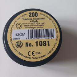 Amorce 1081 RWS &agrave; ailettes pour fusil poudre noire