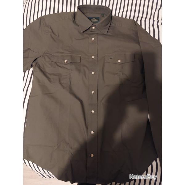 Chemise Laksen verte taille M