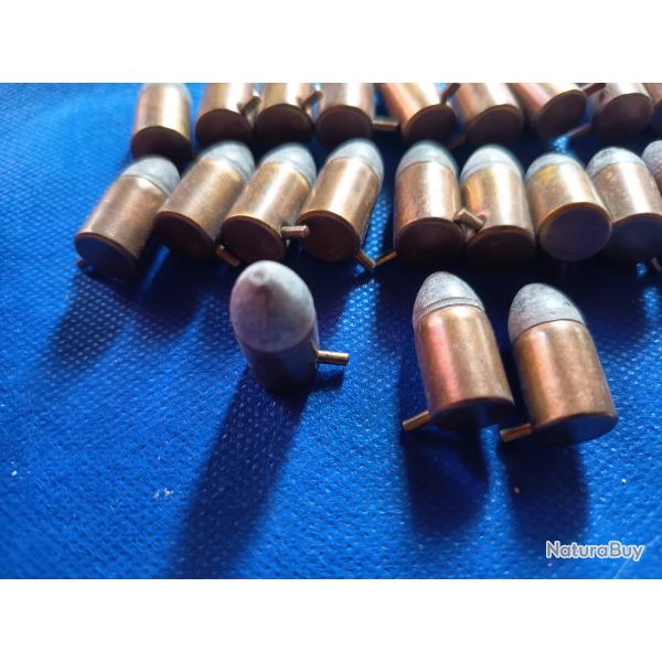 23 munitions Cal 12mm a broche