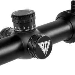 Lunette de Vis&eacute;e 1.2-7x24 FFP R&eacute;ticule Mil-Dot illumin&eacute; Rouge & Vert Tube 30 mm &Eacute;tanche & Antibu&eacute;e
