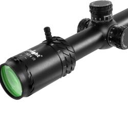 Lunette de Vis&eacute;e 1.2-7x24 FFP HD Mil-Dot Grav&eacute; Rouge Vert Tube 30 mm &Eacute;tanche Antibu&eacute;e Chasse Tir