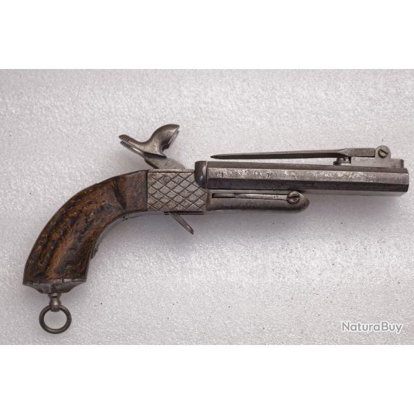 pistolet de voyage  � broche et ba�onnette