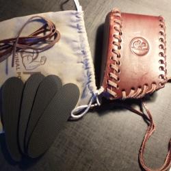 sabot amortisseur de crosse en cuir