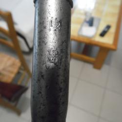 TUBE REDUCTEUR CALIBRE 12 VERS 14MM BON ETAT