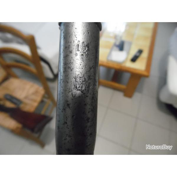 TUBE REDUCTEUR CALIBRE 12 VERS 14MM BON ETAT