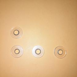 LOT DE 4 INSERTS TRANSPARENTS POUR TUNNEL M 18