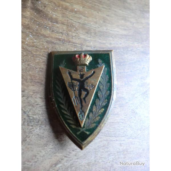 insigne �mail  2eme r�giment de carabiniers cycliste / drago paris