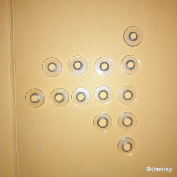 GROS LOT DE 13 INSERTS TRANSPARENTS POUR TUNNEL M 18