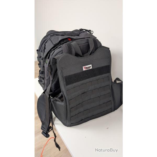 SAC TACTIQUE MASADA ARMOUR PARE-BALLE NIJ3A