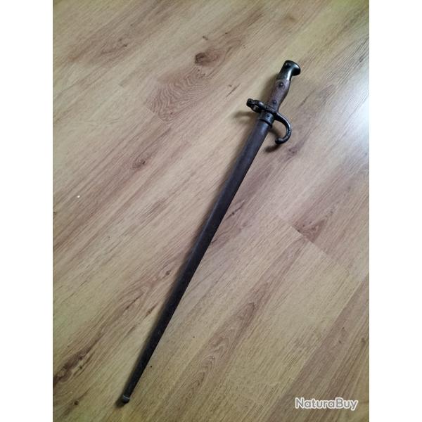 Baionnette de Fusil Gras, Maitre d'armes manufacture de St Etienne Xbre 1977