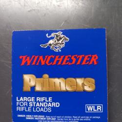 Boite de 100 amorces winchester large rifle