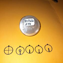 INSERTS POUR BUFFALO ET BERGERON DIAM&Egrave;TRE DE 14 MM