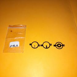 RARE... LOT DE 3 INSERTS DE 14,6 MM DE DIAM&Egrave;TRE