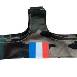 LOTS BRASSARDS CAMOUFLAGE ARM&Eacute;E FRAN&Ccedil;AISE ORIGINAL
