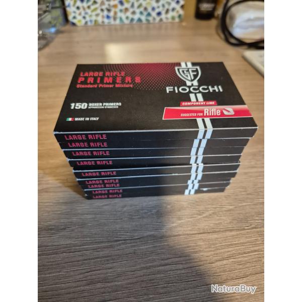 Amorce Fiocchi large rifle primers