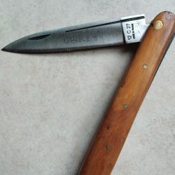 Tr&egrave;s joli couteau r&eacute;gional pliant "LE ROUENNAIS" lame 12C27 de 8.4 cm NEUF