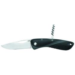 Couteau Multifonctions Wichard Aquaterra Lame + Tire-bouchon Noir