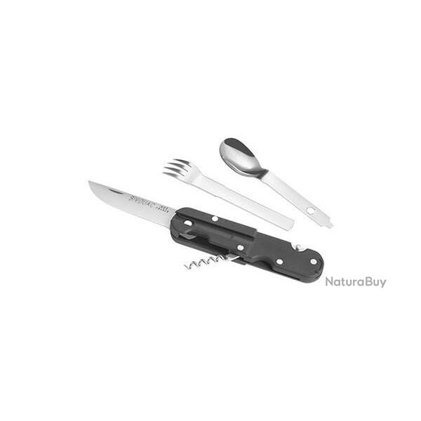 Couteau Multifonctions TB Outdoor Bivouac Noir