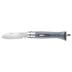Couteau Multifonctions Opinel N&deg;09 Bricolage Gris