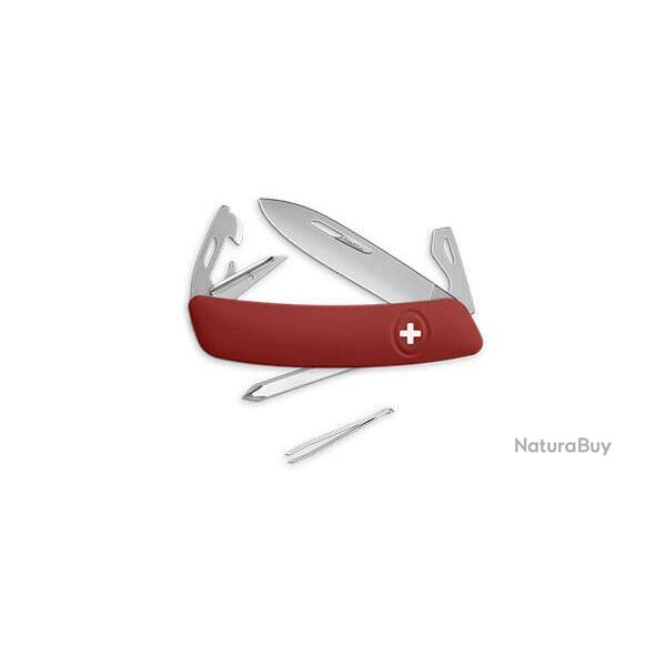 Couteau Suisse Swiza D04 Allmatt - rouge -