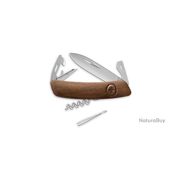 Couteau Suisse Swiza D03 Allmatt, noyer