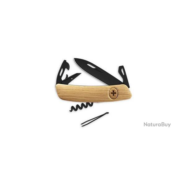 Couteau Suisse Swiza D03 ALLBLACK, ch�ne