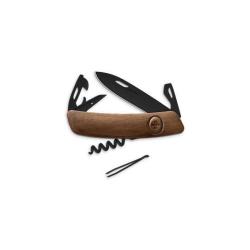 Couteau Suisse Swiza D03 ALLBLACK, noyer