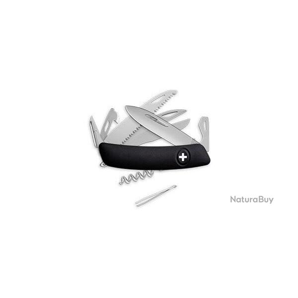 Couteau Suisse Swiza D09 Allmatt - noir