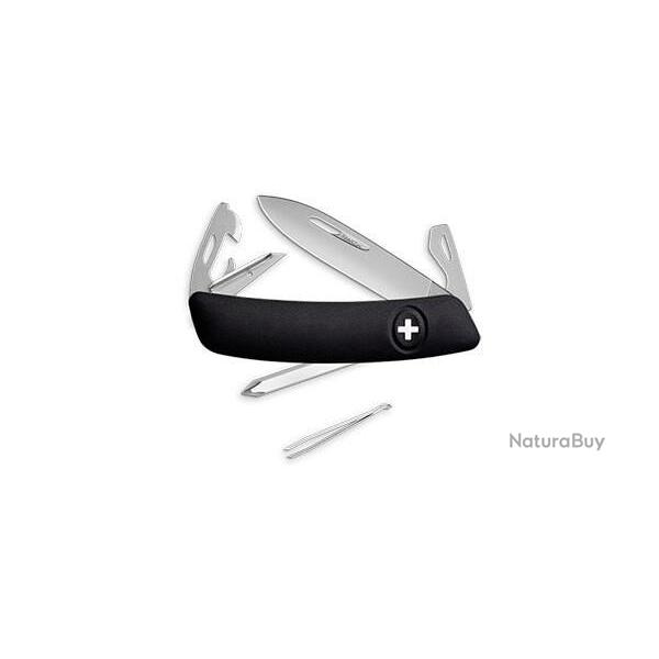 Couteau Suisse Swiza D04 Allmatt - noir