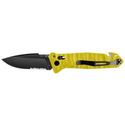 Couteau pliant TB Outdoor CAC Mixte Toxifi&eacute; - 4 fonctions - Jaune