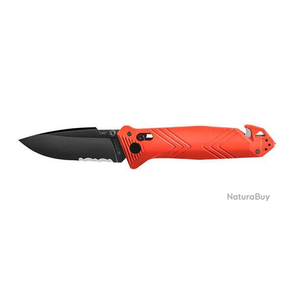 Couteau pliant TB Outdoor CAC Mixte - 4 fonctions - Rouge